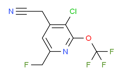 AM37147 | 1806219-22-6 | 3-Chloro-6-(fluoromethyl)-2-(trifluoromethoxy)pyridine-4-acetonitrile