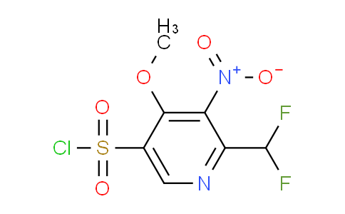 2-(Difluoromethyl)-4-methoxy-3-nitropyridine-5-sulfonyl chloride