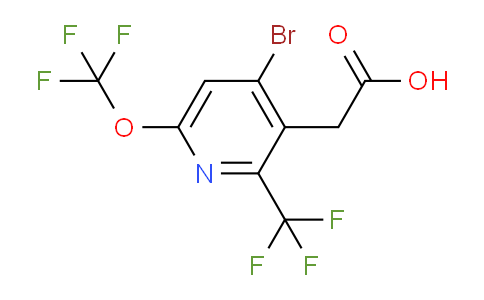AM37154 | 1804446-22-7 | 4-Bromo-6-(trifluoromethoxy)-2-(trifluoromethyl)pyridine-3-acetic acid