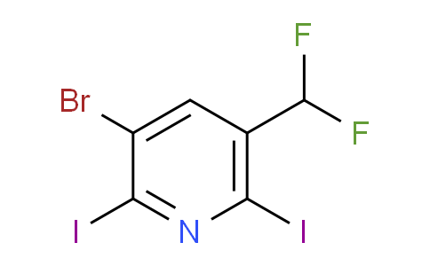 AM37183 | 1804716-02-6 | 3-Bromo-5-(difluoromethyl)-2,6-diiodopyridine