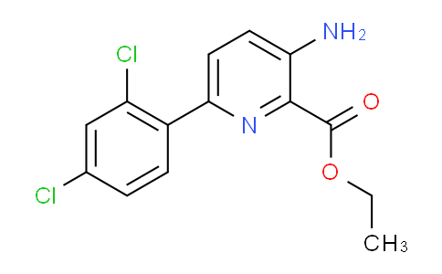 AM37187 | 1361893-70-0 | Ethyl 3-amino-6-(2,4-dichlorophenyl)picolinate