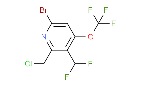 AM37197 | 1803958-38-4 | 6-Bromo-2-(chloromethyl)-3-(difluoromethyl)-4-(trifluoromethoxy)pyridine