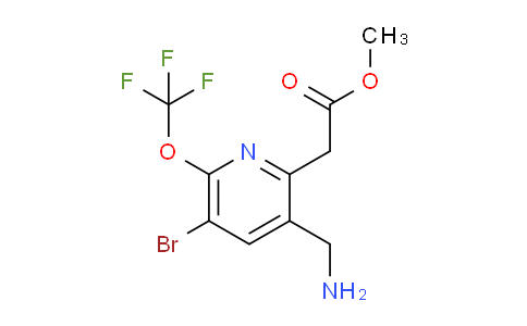AM37206 | 1806131-01-0 | Methyl 3-(aminomethyl)-5-bromo-6-(trifluoromethoxy)pyridine-2-acetate