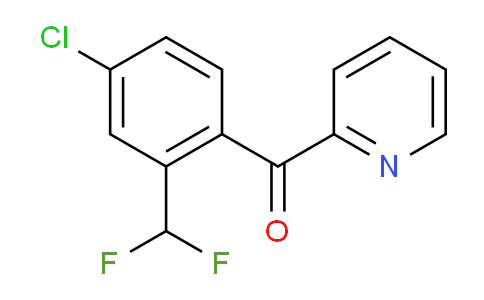 2-(4-Chloro-2-(difluoromethyl)benzoyl)pyridine