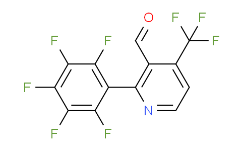 2-(Perfluorophenyl)-4-(trifluoromethyl)nicotinaldehyde