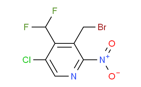 3-(Bromomethyl)-5-chloro-4-(difluoromethyl)-2-nitropyridine