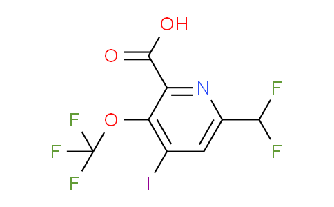 AM37220 | 1804859-82-2 | 6-(Difluoromethyl)-4-iodo-3-(trifluoromethoxy)pyridine-2-carboxylic acid