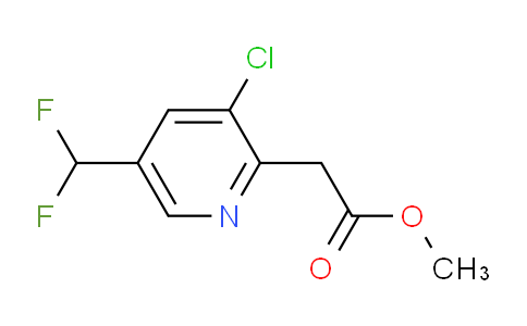 AM37223 | 1805200-59-2 | Methyl 3-chloro-5-(difluoromethyl)pyridine-2-acetate