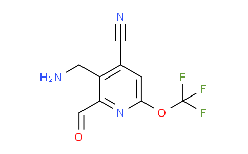 3-(Aminomethyl)-4-cyano-6-(trifluoromethoxy)pyridine-2-carboxaldehyde