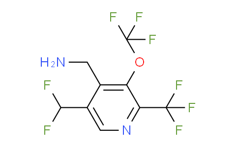 AM37233 | 1805293-23-5 | 4-(Aminomethyl)-5-(difluoromethyl)-3-(trifluoromethoxy)-2-(trifluoromethyl)pyridine