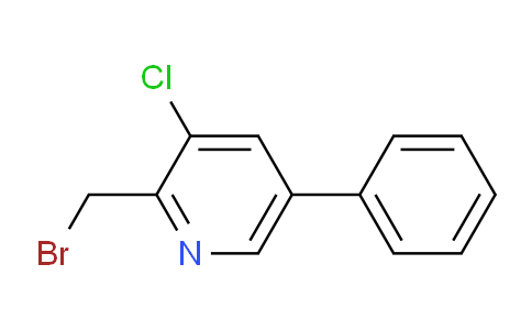 2-Bromomethyl-3-chloro-5-phenylpyridine