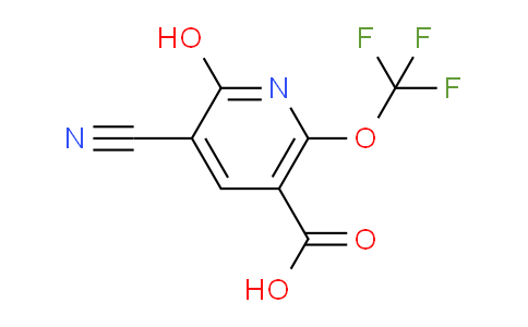 3-Cyano-2-hydroxy-6-(trifluoromethoxy)pyridine-5-carboxylic acid