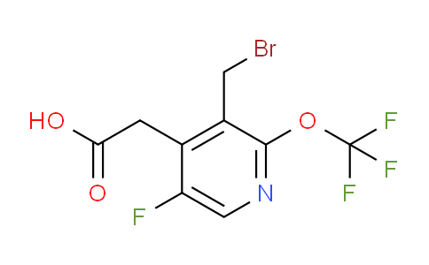 3-(Bromomethyl)-5-fluoro-2-(trifluoromethoxy)pyridine-4-acetic acid