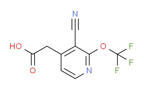 3-Cyano-2-(trifluoromethoxy)pyridine-4-acetic acid