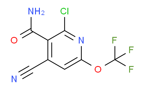 2-Chloro-4-cyano-6-(trifluoromethoxy)pyridine-3-carboxamide