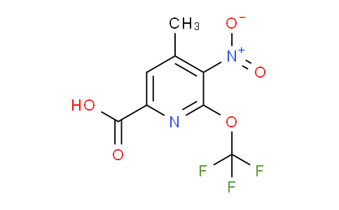 AM37258 | 1805076-48-5 | 4-Methyl-3-nitro-2-(trifluoromethoxy)pyridine-6-carboxylic acid