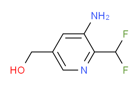 3-Amino-2-(difluoromethyl)pyridine-5-methanol