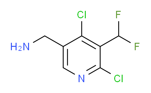 5-(Aminomethyl)-2,4-dichloro-3-(difluoromethyl)pyridine