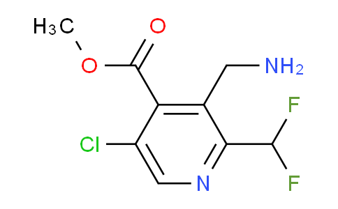 AM37262 | 1805278-46-9 | Methyl 3-(aminomethyl)-5-chloro-2-(difluoromethyl)pyridine-4-carboxylate
