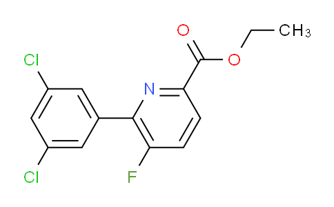 AM37286 | 1361690-13-2 | Ethyl 6-(3,5-dichlorophenyl)-5-fluoropicolinate