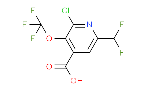 AM37287 | 1804788-34-8 | 2-Chloro-6-(difluoromethyl)-3-(trifluoromethoxy)pyridine-4-carboxylic acid
