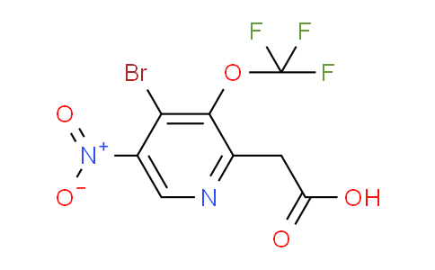 AM37294 | 1803914-20-6 | 4-Bromo-5-nitro-3-(trifluoromethoxy)pyridine-2-acetic acid