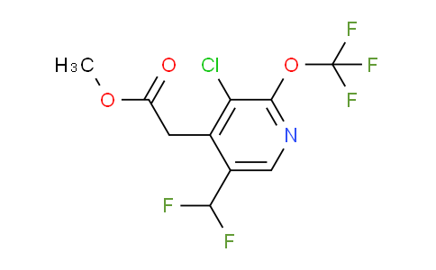 AM37296 | 1804662-64-3 | Methyl 3-chloro-5-(difluoromethyl)-2-(trifluoromethoxy)pyridine-4-acetate