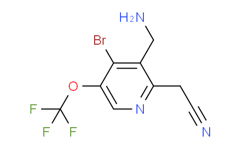 AM37298 | 1804620-34-5 | 3-(Aminomethyl)-4-bromo-5-(trifluoromethoxy)pyridine-2-acetonitrile