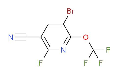 AM37302 | 1806079-47-9 | 3-Bromo-5-cyano-6-fluoro-2-(trifluoromethoxy)pyridine