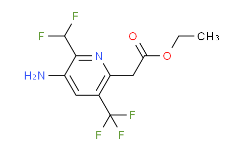 AM37311 | 1806840-08-3 | Ethyl 3-amino-2-(difluoromethyl)-5-(trifluoromethyl)pyridine-6-acetate
