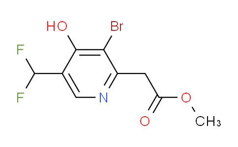 AM37320 | 1805350-09-7 | Methyl 3-bromo-5-(difluoromethyl)-4-hydroxypyridine-2-acetate