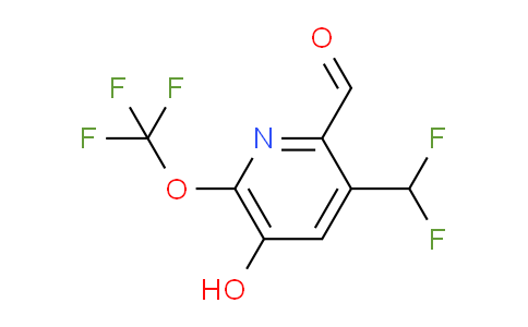 AM37332 | 1806192-53-9 | 3-(Difluoromethyl)-5-hydroxy-6-(trifluoromethoxy)pyridine-2-carboxaldehyde