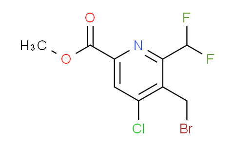 AM37358 | 1804855-89-7 | Methyl 3-(bromomethyl)-4-chloro-2-(difluoromethyl)pyridine-6-carboxylate