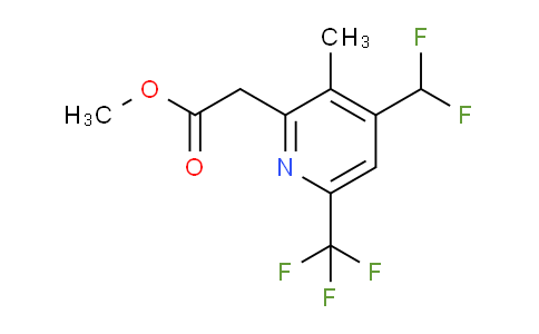 AM37366 | 1361870-26-9 | Methyl 4-(difluoromethyl)-3-methyl-6-(trifluoromethyl)pyridine-2-acetate