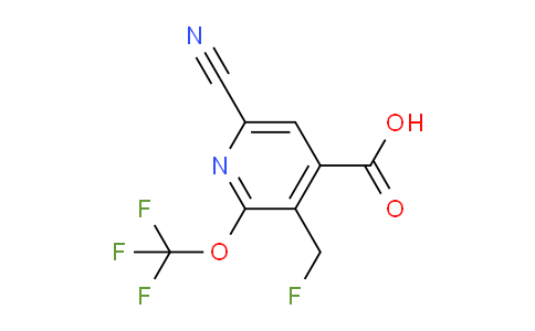 AM37376 | 1806076-22-1 | 6-Cyano-3-(fluoromethyl)-2-(trifluoromethoxy)pyridine-4-carboxylic acid