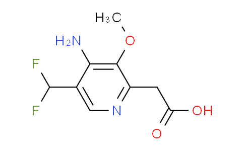 AM37379 | 1803684-22-1 | 4-Amino-5-(difluoromethyl)-3-methoxypyridine-2-acetic acid