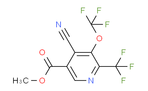 AM37383 | 1804297-81-1 | Methyl 4-cyano-3-(trifluoromethoxy)-2-(trifluoromethyl)pyridine-5-carboxylate