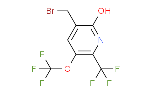 3-(Bromomethyl)-2-hydroxy-5-(trifluoromethoxy)-6-(trifluoromethyl)pyridine