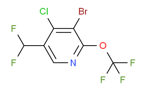 AM37397 | 1806013-84-2 | 3-Bromo-4-chloro-5-(difluoromethyl)-2-(trifluoromethoxy)pyridine
