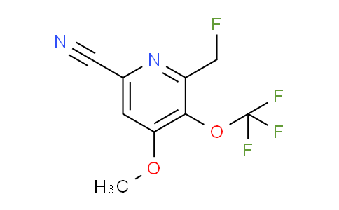 AM37401 | 1804697-51-5 | 6-Cyano-2-(fluoromethyl)-4-methoxy-3-(trifluoromethoxy)pyridine