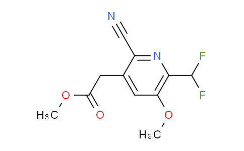 AM37413 | 1806904-78-8 | Methyl 2-cyano-6-(difluoromethyl)-5-methoxypyridine-3-acetate