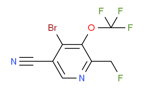AM37415 | 1806103-27-4 | 4-Bromo-5-cyano-2-(fluoromethyl)-3-(trifluoromethoxy)pyridine