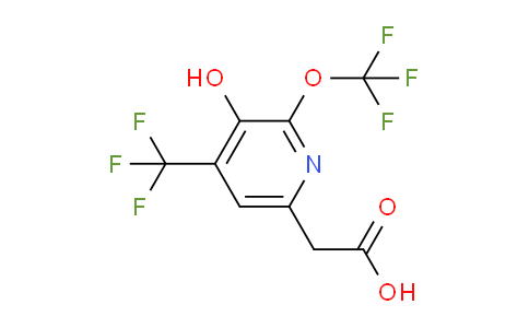 AM37416 | 1804777-88-5 | 3-Hydroxy-2-(trifluoromethoxy)-4-(trifluoromethyl)pyridine-6-acetic acid