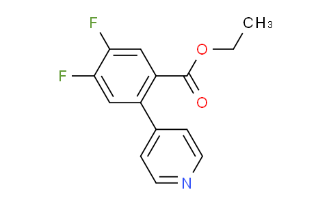 AM37421 | 1214336-38-5 | Ethyl 4,5-difluoro-2-(pyridin-4-yl)benzoate
