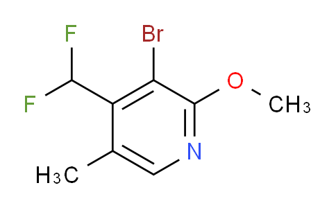 AM37422 | 1806866-73-8 | 3-Bromo-4-(difluoromethyl)-2-methoxy-5-methylpyridine