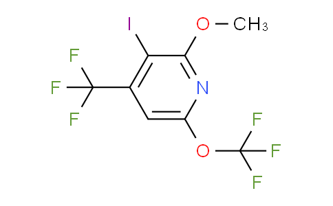 AM37424 | 1806724-13-9 | 3-Iodo-2-methoxy-6-(trifluoromethoxy)-4-(trifluoromethyl)pyridine