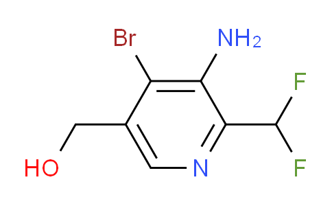 AM37438 | 1805335-10-7 | 3-Amino-4-bromo-2-(difluoromethyl)pyridine-5-methanol