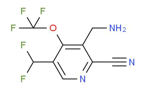 AM37442 | 1804708-56-2 | 3-(Aminomethyl)-2-cyano-5-(difluoromethyl)-4-(trifluoromethoxy)pyridine