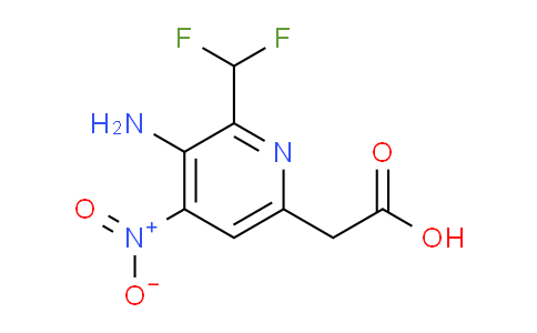 AM37461 | 1804462-43-8 | 3-Amino-2-(difluoromethyl)-4-nitropyridine-6-acetic acid