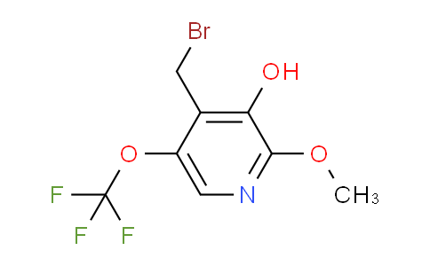 4-(Bromomethyl)-3-hydroxy-2-methoxy-5-(trifluoromethoxy)pyridine
